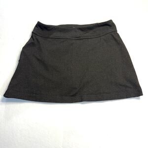 Athleta Skort Skirt Womans Small Gray Mini Stretch Athleisure Tennis Casual